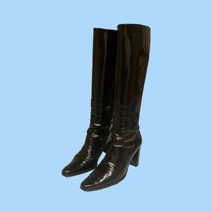 Via Spiga 90’s style Black Heeled Boots